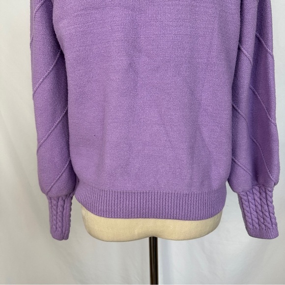 Simplee Sweater Knit Pullover Womens‎ Size Large Purple - Picture 6 of 9